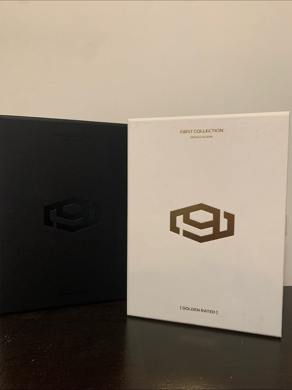SF9 First Collection Golden and Black Rated Album